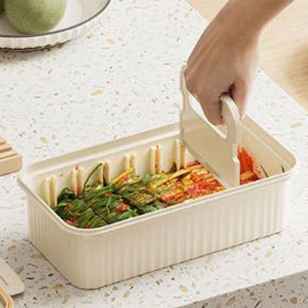 Sealed Kimchi Fresh-Keeping Box Large Capacity Vegetable Instant Food Cutter  Kitchen