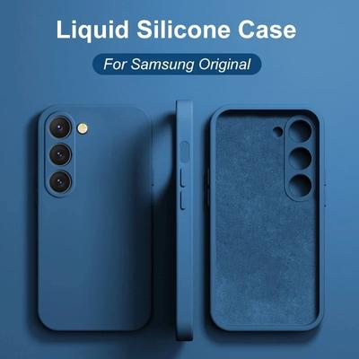 Luxury Original Liquid Silicone For Xiaomi Redmi Note 12 12S 4G 5G Soft Back Cover For Xiaomi Poco X5 Pro 5G Phone Cases