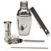 Steel 550ml Stainless Cocktail Shaker Set Wine Filter Cocktail Spoon Ice Tongs
