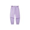 Anta Solid Color Woven Sports Tapered Pants Women Bottoms Light-Purple 162228520