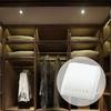 2Pcs 7 LED PIR Closet Night Light Infrared Sensor Bedroom Drawer Stick-On Lamp