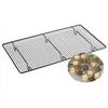 Stainless Steel Wire Grid Cooling Tray Cake Food Rack Oven Kitchen Baking Pizza Bread Barbecue Cookie Biscuit Holder Shelf