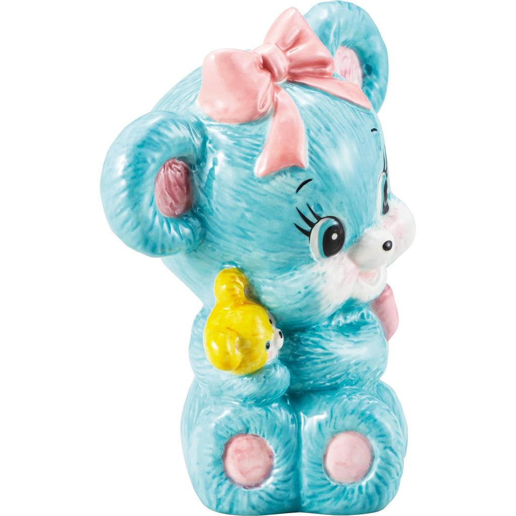 3D Piggy Bank 10 X 12 Cm Hugly Goods Swimmer Goods Birthday Gift Blue "Swimmer" Approx. SAN4737-1