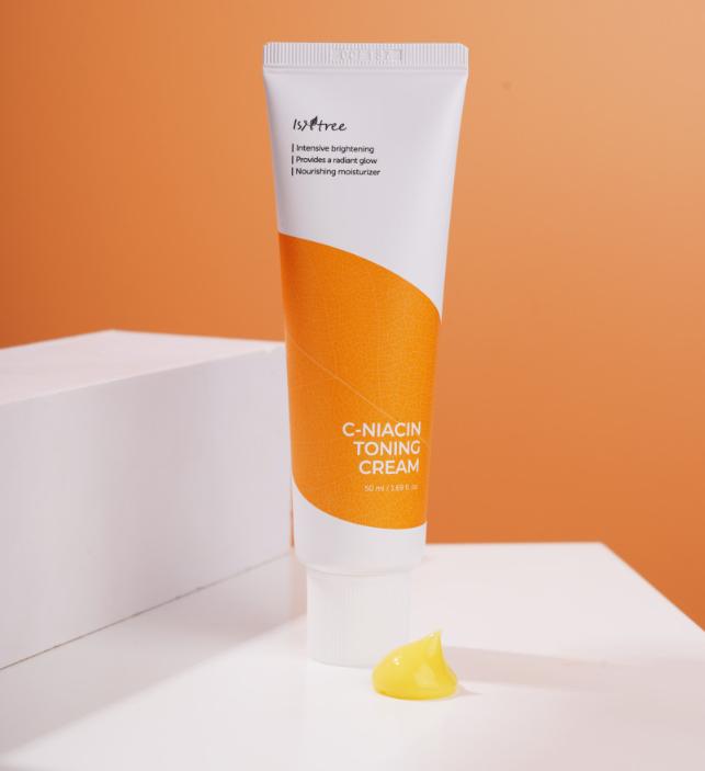 ISNTREE C-Niacin Toning Cream 50ml – Brightening & Hydrating Face Cream