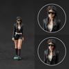 Resin Miniature Female Figurine Detailed 1/64 Scale Hand-Painted Figure Compact