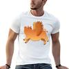 Kunekune Flying Pig Tshirt Work Wear Lightweight Tee