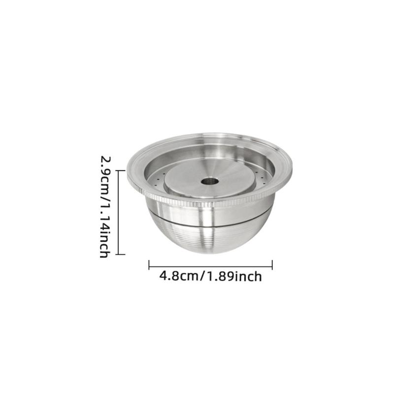 Reusable Coffee Filter Easy Installation Conversion Filter Adapter for GCA1 Coffee Machine Dishwasher Safe Accessories