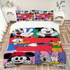 3pcs Mickey, Minnie Printed Bedding Set, Breathable And Soft, Machine Washable, Christmas Gift, Suitable for Bedroom Decoration, 087