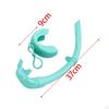 Tuba de Snorkeling J Pliable Flexible Humide pour Adultes Noir