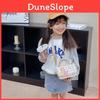 Fashion Simulation Pearl Bow Design Whoundstooth Pattern Children Shoulder Bag For Daily Use
