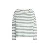 Levis Margot Long Sleeve Tee Striped Loose Fit Crew Neck T-Shirt Women Tops White A7248-0001