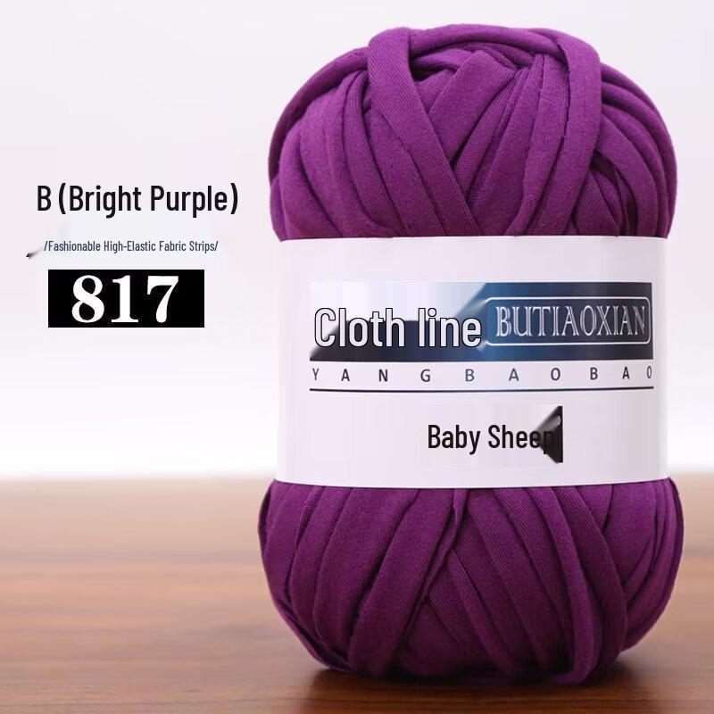 High Elasticity Handmade Crochet Yarn for Bags, Floor Mats, and DIY Weaving Projects