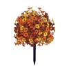 Lifelike Faux Flowers with Ground Stake Outdoor Faux Flowers Non-toxic for Daily Office Work Indoor Leisure Occasion Home