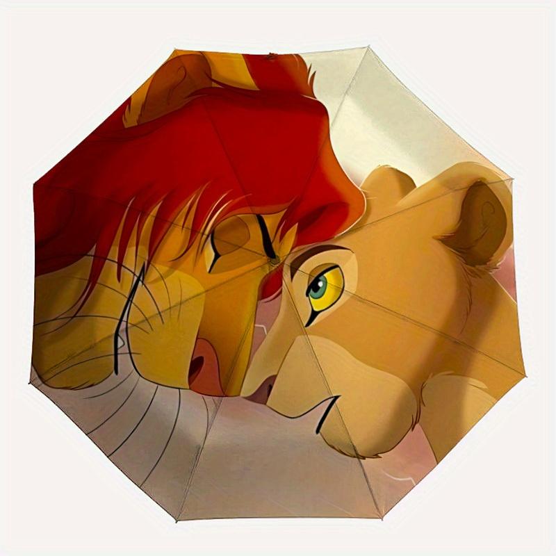 

1pc Lion King, Simba Automatic Umbrella 8-Bone Design Compact Gear for Outdoor Travel,, Perfect Gift for Friends Birthdays yy250815043