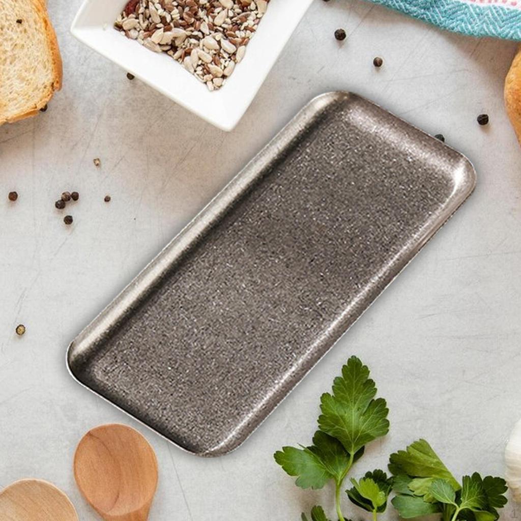 BBQ Serving Tray Food Cafeteria Storage Baking Sheet Display for Roasting