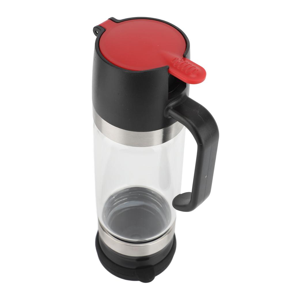 Honey Dispenser 350ml Clear Glass Syrup Dispenser with Handle Prevent Dripping Honey Container for Coffee Shops Restaurants Home