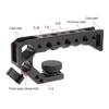 Universal Camera Top Handle Grip with 3/8in/1/4in Screw Hole Cold Shoe Handgrip Compatible for DSLR and Sports Cameras
