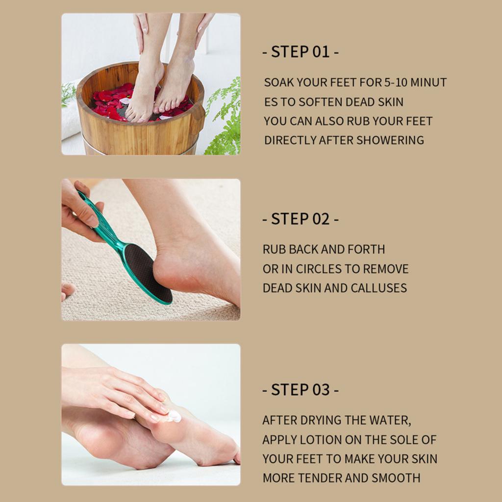 Pilnik do stóp Veins Grain Szlifierka do stóp ze szkłem nano Ergonomiczny uchwyt Skrobak do stóp do łatwego usuwania modzeli Usuwacz twardej skóry i martwego naskórka