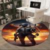 PUBG Character,Battle Royale Gear Chair mat Round Rug Office carpet, Non slip, Suitable for Living Rooms, Bedrooms decor.1205378a