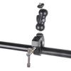 Verstellbare Aluminium Superklemme mit 1/4 und 3/8 Gewinde für Fotografie-Ausrüstungshalterungen, Rohrdurchmesser 13 mm bis 53 mm