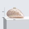 New Acrylic Shell Shape Evening Clutch for Women Fashionable Shoulder Bag Wedding Party Purse