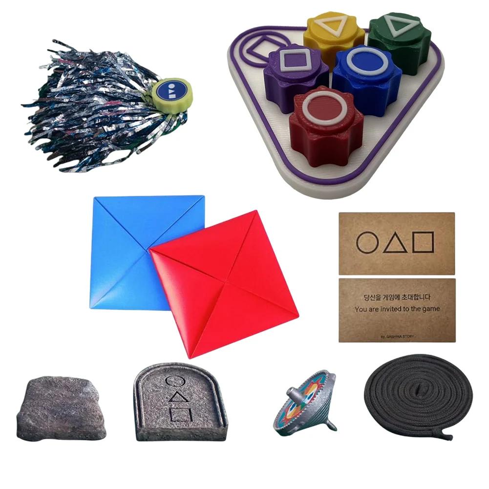 Korean Folk Game Set Hand-Eye Coordination Training Toys Gonggi Korean Game Gonggi Squid Gong Gi Game Bar Games Party Props
