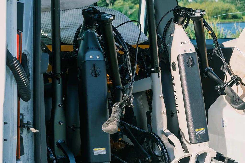 DERUIZ E-Bike Peridot 2.0 Fold 20x3.0 Zoll 48V 500Wh Akku, 8-Gang, Hydraulische Bremsen, Neues Stoßdämpfendes Sitzpolster, Bis 150 KM