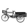 Miniature Alloy Retro Three Wheel Flatbed Truck Metal Tricycle Model Toy Vintage Car Home Decoration for