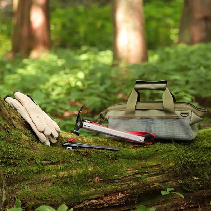 Multifunctional Tent Stake Ergonomic Aluminum Hammer with Sponge Grip For Camping Hiking Outdoor Accessories