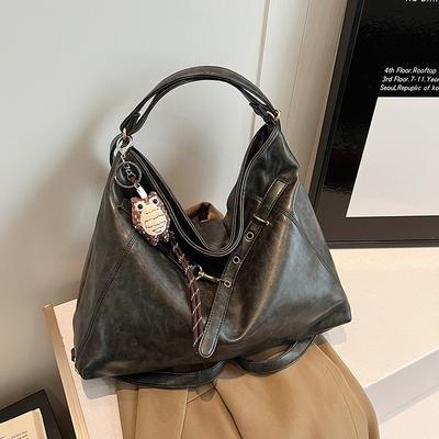 Retro Backpack for Women New Fashion Korean Version of Tote Bag Casual Versatile Large Capacity Shoulder Bag