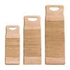 Practical Bamboo Washboard Durable Ridged Surface Easy Carry Handle For Home Laundry Cleaning Tools Washboard