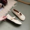 New spring women's outdoor shoes Round toe design Mary Jane shoes Ladies casual flat shoes Work boat shoes Large size
