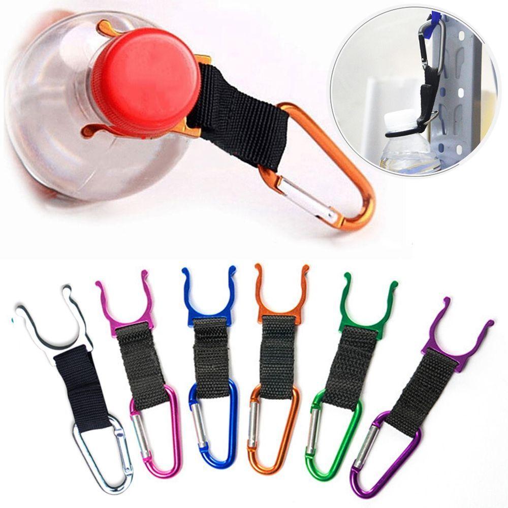 High Quality Portable Water Bottle Buckle Carabiner Keychain Buckles Carrying Clip Hook Kettle Holder