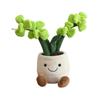 Simulated Potted Plush Toys Hyacinth Cactus Plant Animal Ornaments Flowers Decoration Children's Toys