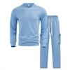 Men's Fashion New Round Neck Long-sleeved Cargo Trousers Sports Leisure Outdoor Suits Conjuntos Hombre