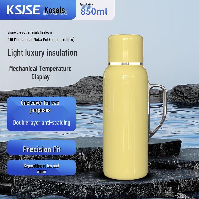 Keseisi Portable 316 Stainless Steel Tea Infuser Thermos