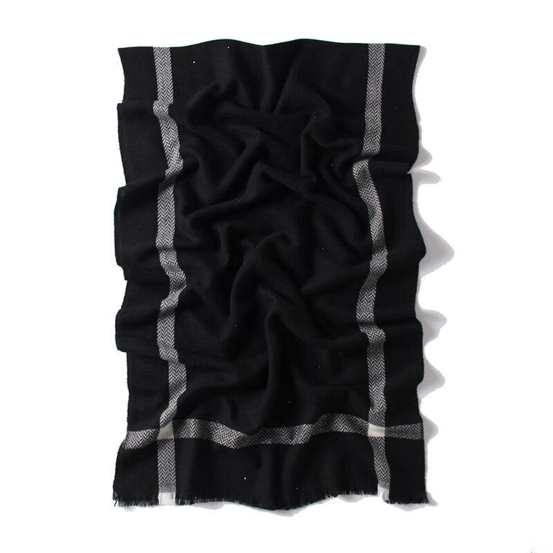 G·TENNA Women's V-Pattern Sequin Wool Scarf