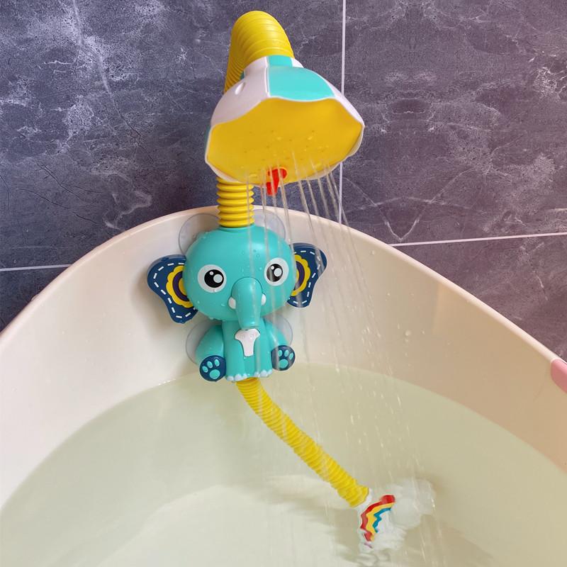 Giraffe Electric Spray Water Squirt Sprinkler Baby Bath Toys Bathtub Shower Pool Bathroom Toy for Infants Babies Toddlers Gifts