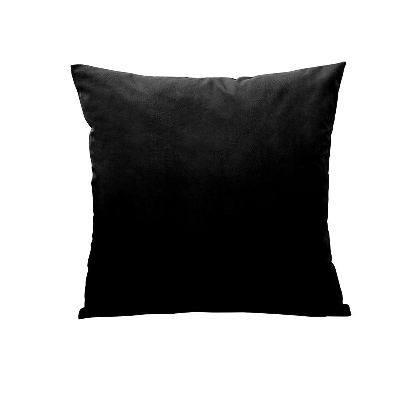 Federa per Cuscino in Velluto Nero 45x45cm Federa per Cuscino Lombare per Divano del Soggiorno Decorazione Casa Nordica Federa per Cuscino Decorativo