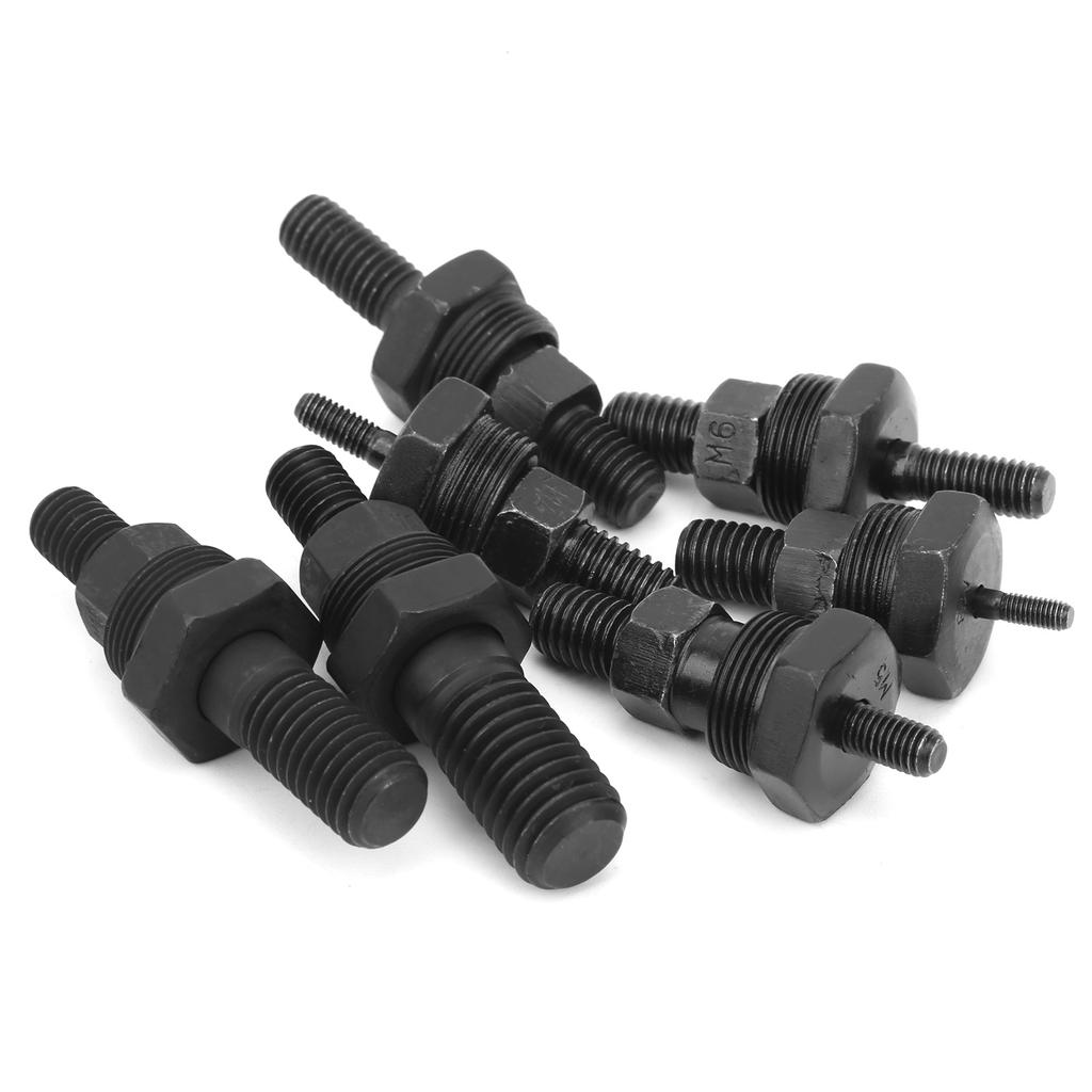 14 Stück Nietmutternpistolenkopf Manuell Schnellarbeitsstahl Eisenwarenwerkzeuge M3M4M5M6M8M10M12