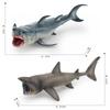 Simulation Marine Mammal Series Great White Shark Basking Shark Fish Marine Life Model Desktop Static Ornament