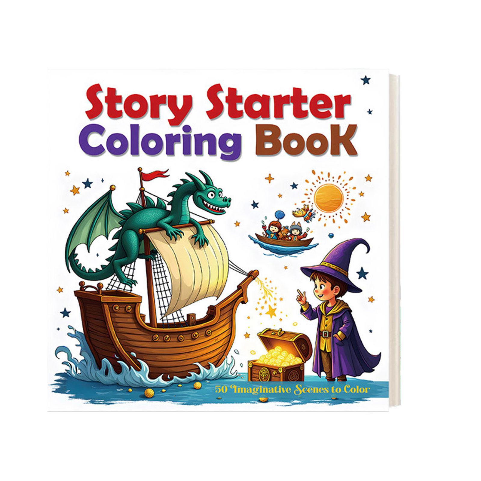 

История Книжка-раскраска на каждый день для детей: , Раскрашивай и совершай добрые дела One Size