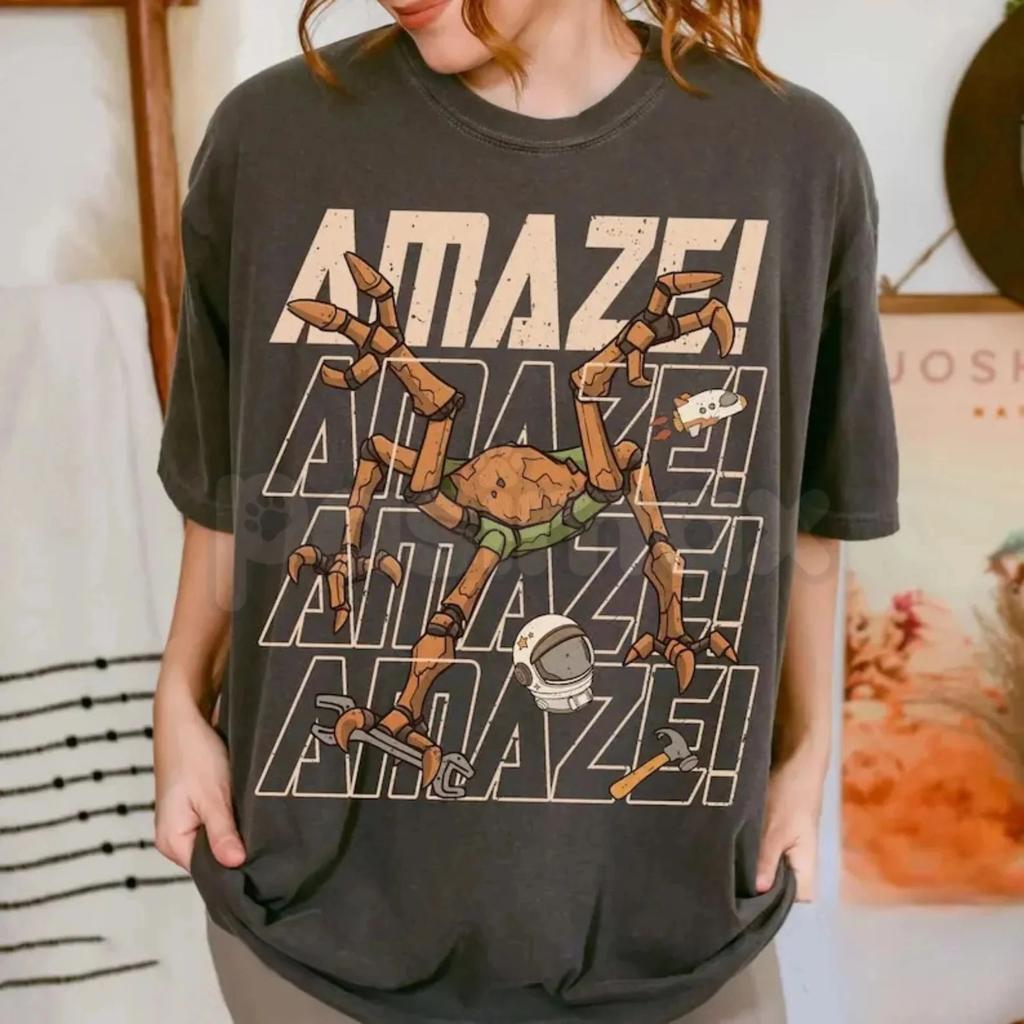 Movie Project Hail Mary Rocky AMAZE! Graphic Cotton Unisex Shirt Andy Weir 2026 Summer New Fashion Y2k Short Sleeve Tshirt