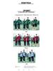 Trendy Blue-Green School Uniform Set: Zip-Up Jacket & Shirt for Junior & High School Students