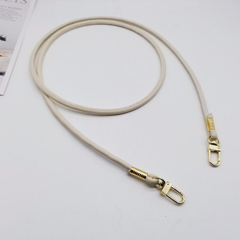 Simple and Versatile PU Square Buckle Round Leather Rope Replaceable Bag with One-shoulder Diagonal Mobile Phone Lanyard Bag Accessories