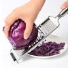 Zerkleinerer Schneider Edelstahl Reibe Tragbarer Manueller Gemüseschneider Leicht zu Reinigende Reibe Mehrzweck Heimküchenwerkzeug