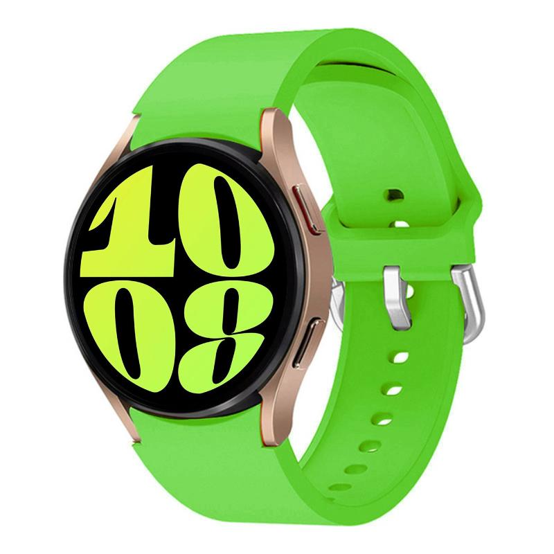 Silicone Band for Samsung Galaxy Watch 7/6/5/4 44mm 40mm/5 Pro 45mm Bracelet Galaxy Watch 4/6 Classic 47mm 43mm 46mm 42mm Strap