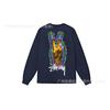 3. Cross-border Stuart long-sleeved printed t-shirt American trendy cylindrical cloth casual loose men and women the same style