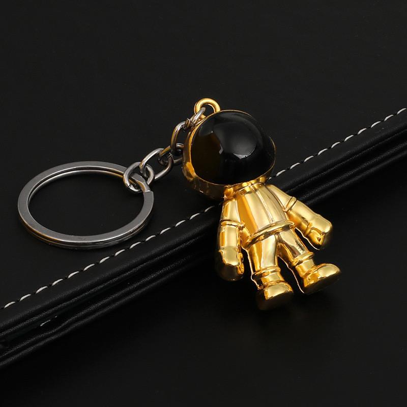 Metallic Astronaut Stylish Keychain Charming Gift For Business And Promotions