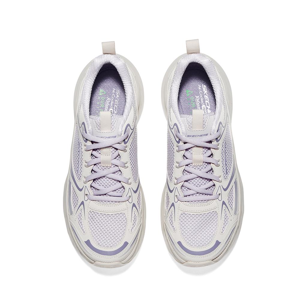 Skechers Edgeride Fresh Fusion Comfortable Low-Top Casual Running Shoes Women sneaker Off-White 150499-LAV